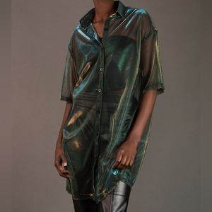 Kate Hewko Sheer Button Up